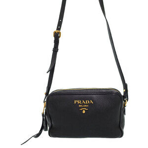 Prada Vitello Dino Leather Shoulder Bag